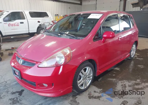 2008 Honda Fit Sport from USA, damaged, VIN JHMGD37668S067151